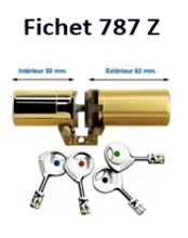 FICHET CYLINDRE 2D 787 SSX 
